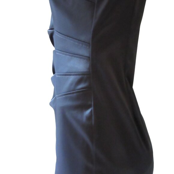 Vince Camuto Gray Party Knee Length Dress with Rhinestones in Sz 2 - Picture 5 of 7